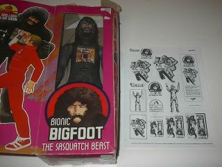 Kenner Six Million Dollar Man Bionic Bigfoot Beast W/oringinal Box 1977