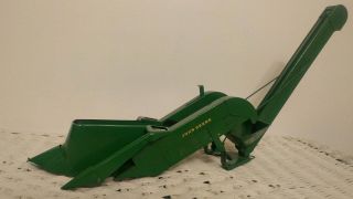1/16 Ertl Eska Toy Farm Tractor John Deere 3010 & Mounted Corn Picker Long Nose 5
