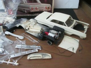 1964 AMT IMPALA CHEVY SS HARDTOP VINTAGE 3 IN 1 MODEL KIT 1/25TH 2