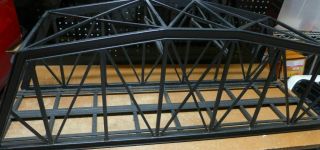 G Scale Double Track Arched Truss Powder Coated Metal Bridge 43 "