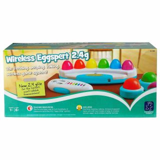 Educational Insights Wireless Eggspert 2.  4 Ghz Answer Egg Game Teacher 5 Buzzer