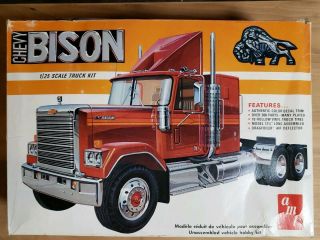 Vintage Amt Lesney Chevy Bison Truck Tractor 1:25 Model Kit 5002