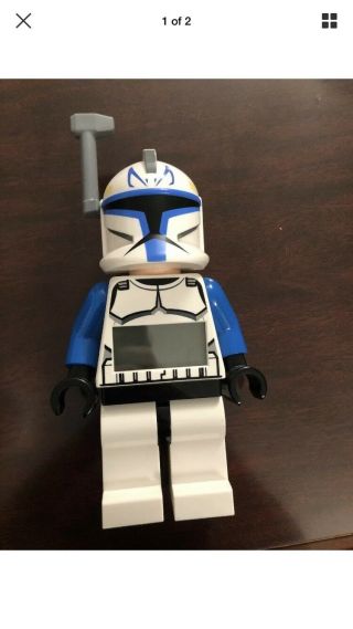 Lego Star Wars Clone Captain Rex Alarm Clock