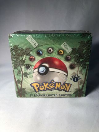 Pokemon 1st Edition Jungle Booster Box English Factory