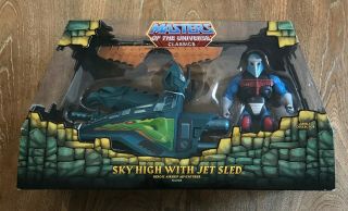 Motu Classics Sky High With Jet Sled Misb W/ Mailer Masters Of The Universe