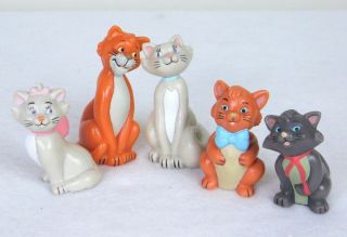 Disney Aristocats Pvc Figures Set Of 5 Cats Applause Duchess O 