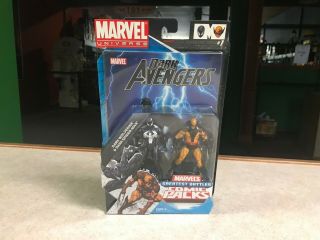2011 Marvel Universe 3.  75 Dark Wolverine Dark Spider - Man Figure Comic Packs Moc