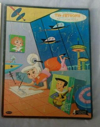 1962 Hanna - Barbera The Jetson Frame - Tray Puzzle 4423