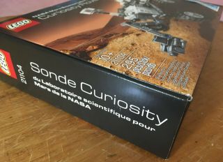 LEGO NASA Mars Science Laboratory Curiosity Rover CUUSOO 21104 BOX 3