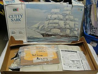 1974 Revell Cutty Sark Clipper Ship Model Kit