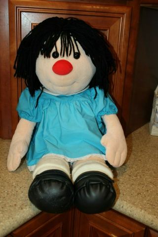 Big Comfy Couch Molly Doll 26 Inch Huge Large Plush With Blue Outfit