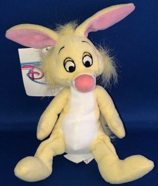 Disney Store Rabbit Mini Bean Bag Plush 8 " Nwt Winnie The Pooh Yellow