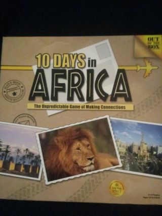 10 Days In Africa Board Game -