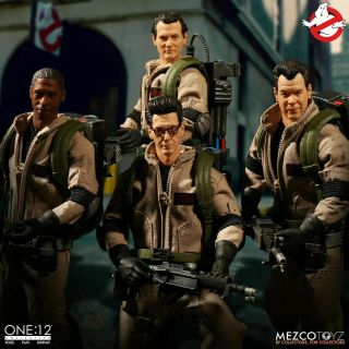 Ghostbusters One:12 Collective Deluxe Boxset Mezco Toys Ray Peter Egon Winston