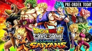 Dragon Ball Tcg Assult Of The Saiyans Booster Case Set 7 (12 Boxes)