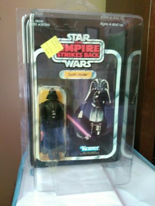 Vintage 1980 Kenner Star Wars Esb Darth Vader 41 Back Vhtf " Offerless "