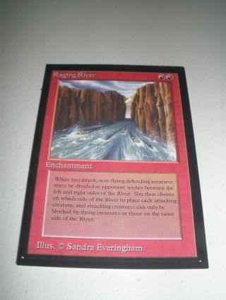 Mtg Magic Signed Artist Proof Raging River Ce Collector 