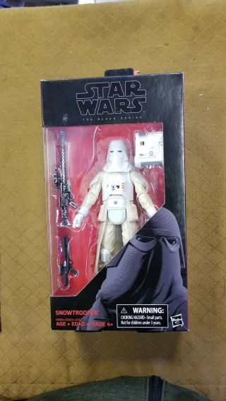 Star Wars Black Series 6 " Snowtrooper 35 Empire Strikes Back Open Box.
