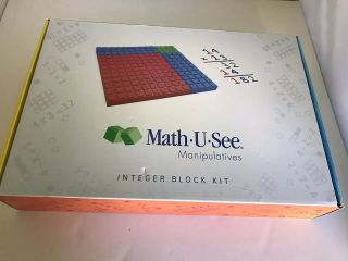 Brand Math U See Manipulatives Integer Block Kit