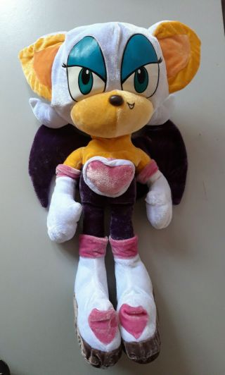 Sonic The Hedgehog Rouge The Bat 17 " Plush Soft Toy Stuffed Animal