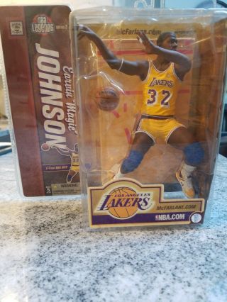 Earvin " Magic " Johnson L.  A.  Lakers 6 " Mcfarlane Sportspick Nba Legends Series 2