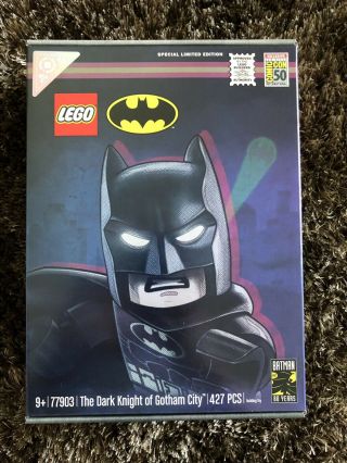 Sdcc 2019 Exclusive Lego Batman The Dark Knight Of Gotham City Set 775/1500
