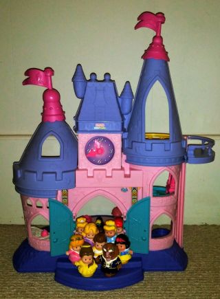 Fisher Price Little People Disney Princess Songs Palace With 10 People 2