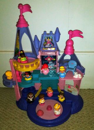 Fisher Price Little People Disney Princess Songs Palace With 10 People 4
