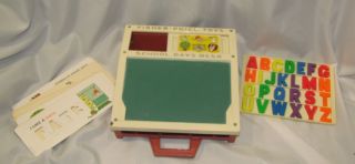 Vintage 1972 Fisher Price Abc School Days Play Desk 176 Ages 3 - 8