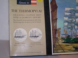 Revell Thermopylae 1/96 plastic model ship.  H - 390 - 1960 2