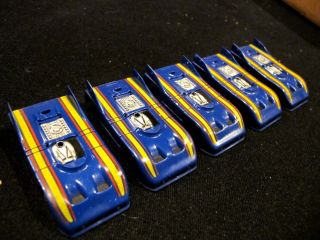 (20) Aurora Afx Tomy Porsche 510k Can Am Blue Yellow Slot Cars Ho