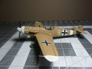 Built 1/48 Messerschmitt Bf 109 F/4 Tropical III / JG 27 Western Desert 4