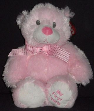 Ty Classic - Sweet Baby Pink The Bear (my First Teddy) - With Tag