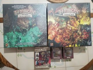 Zombicide Green Horde Box Plus No Rest For The Wicked Expansion,  And More