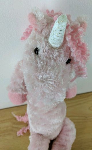 Melissa & Doug Pink Unicorn Longfellow Soft Plush Floppy Stuffed Animal 7458