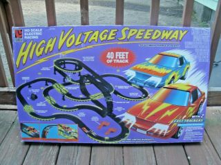 Life Like Ho Slot Car High Voltage Speedway Fast Tracker