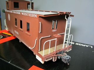 Accucraft D&RGW Brass Long Caboose Roof Textured Light Weathering 1:20.  3 Scale 4
