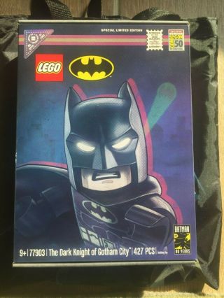 Lego Batman San Diego Comic - Con 2019 Sdcc Exclusive The Dark Knight Of Gotham Ci