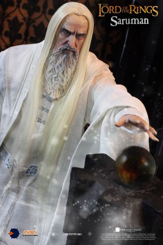 Asmus Toys 1/6 Scale 12 " The Lord Of The Rings Hobbit Saruman Figure Hobt03