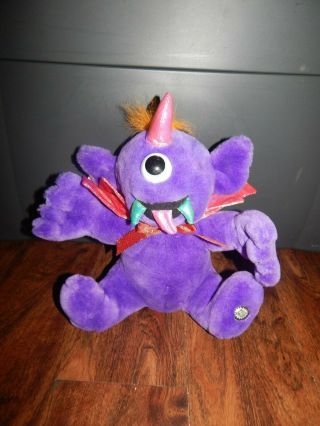 11 " One Eyed Purple People Eater Singing Shaking Plush Toy Dandee