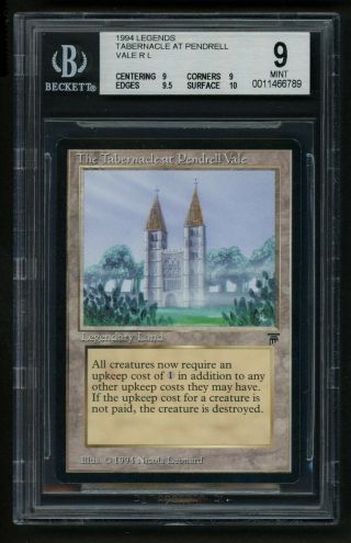 Bgs 9 The Tabernacle At Pendrell Vale (quad, ) Mtg Legends - Kid Icarus -