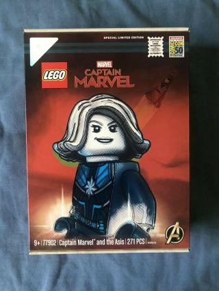 2019 Sdcc Comic Con Lego Exclusive Captain Marvel Number 108 Of 1500