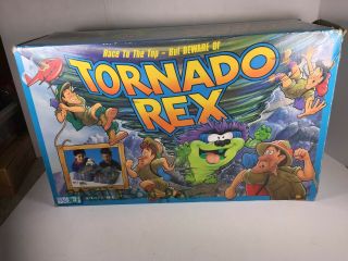 1991 Parker Brothers Tornado Rex 3d Action Board Game Gc - Missing Hikers