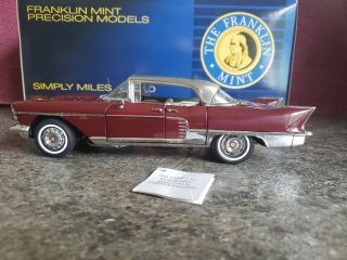Franklin 1957 Cadillac Eldorado Brougham (maroon) Le Of 1500 Anib 1:24