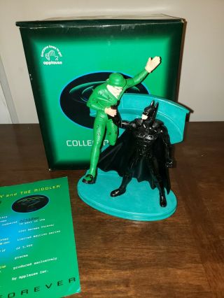 Batman Forever And The Riddler Statue 233/5000 Cold - Cast Applause Inc 1995