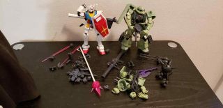 Gundam Robot Spirits Rx - 78 And Zaku (bandai)