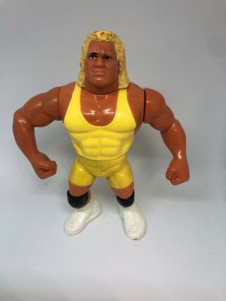 Wwf / Wwe Hasbro Wrestling Figure - Mr.  Perfect - Series 3 - Yellow Trunks