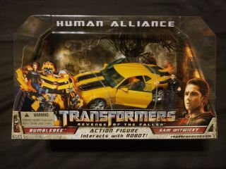 Transformers Revenge Of The Fallen Human Alliance Bumblebee,  Witwicky Hasbro