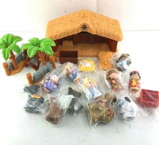 Little People Nativity Set Deluxe Christmas Story Fisher Price Music Lights