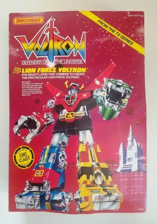1985 Matchbox Voltron Lion Force Diecast Set